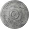 Ekena Millwork Bailey Ceiling Medallion (Fits Canopies up to 4"), 18 1/8"OD x 3/4"P, Ultra Pure White Crackle CM19BIUWC - alternate 1